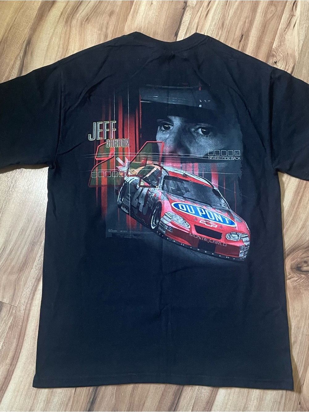Jeff Gordon 24 Never Look Back Vintage Racing T-Shirt Chase Authentics Sz M